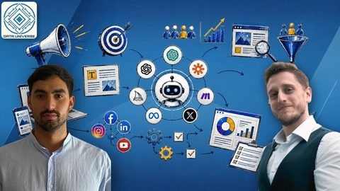 Generative AI & AI Agents for Marketing Professionals, portada del curso
